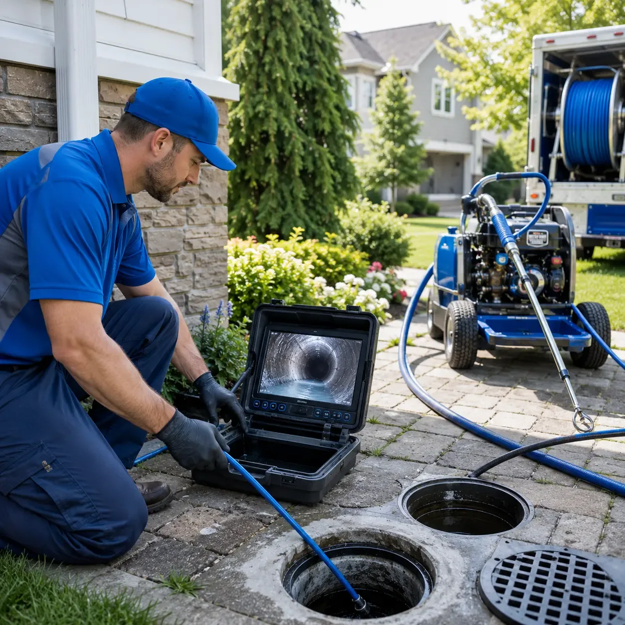 Outdoor drain cleaning professionals serving Lindenwood, IL